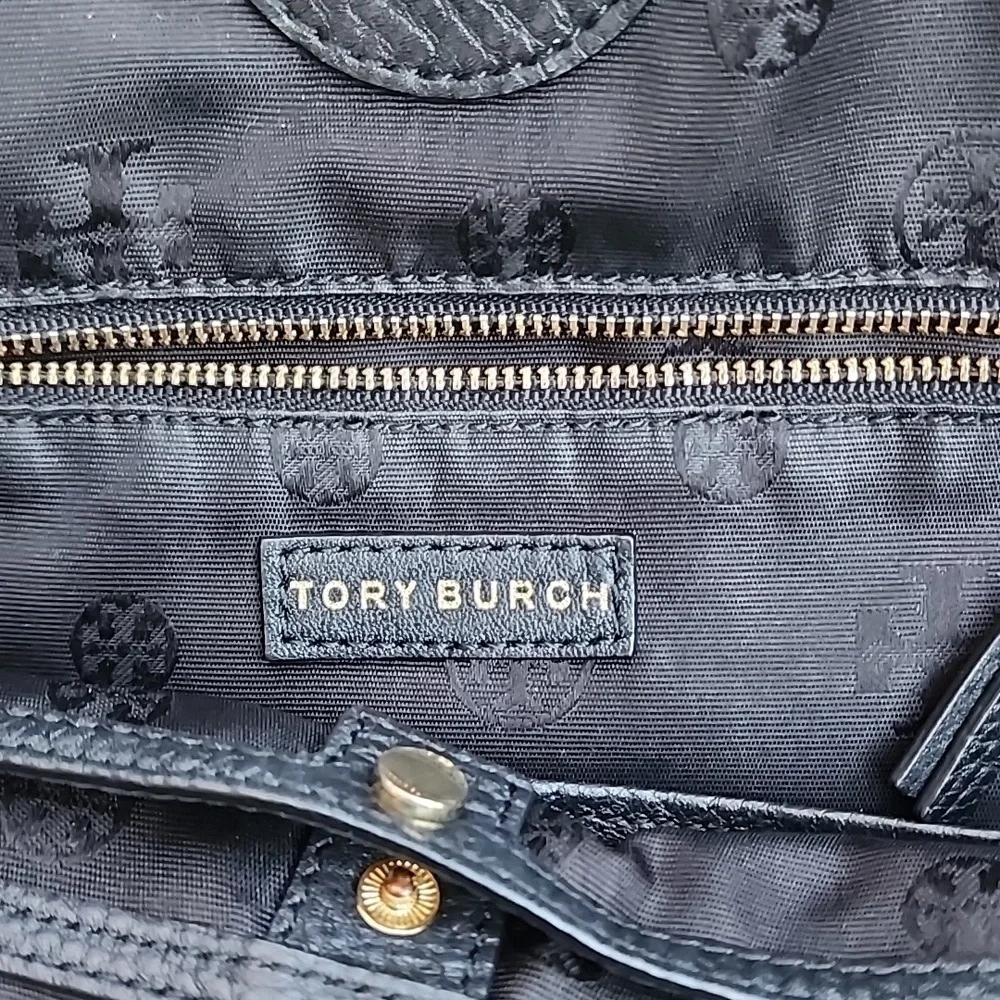Tory Burch  Mercer Shiraz Leather Tote Handbag